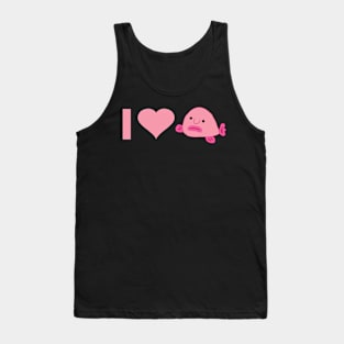 i love blobfish fan girls guys deep sea animal Tank Top